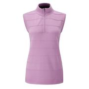 Ping Tate Half Zip Golf Tank Top - Lilac Chiffon